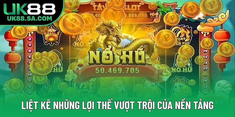 Liệt kê những lợi thế vượt trội của nền tảng Liệt kê những lợi thế vượt trội của nền tảng